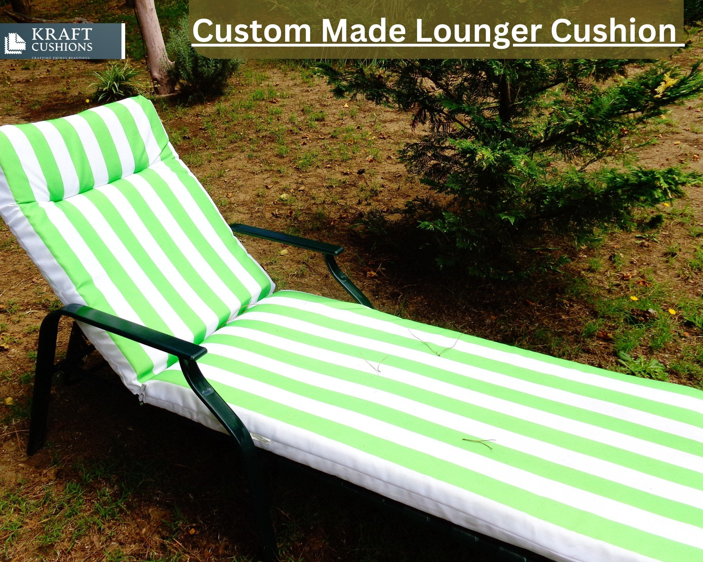 Sun Lounger Cushion Replacement Garden Suede Seat Cushion Padded