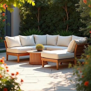 Personalized Outdoor Cushion with Sunbrella Fabric – Durable and Stylish Patio Seating