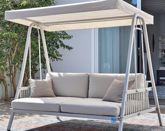 Custom Twin Sunbrella Outdoor Cushion for Daybed, Porch Swing, Patio Furniture