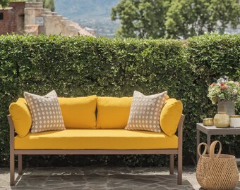 2-Inch Thick Outdoor Bench Cushion: Weatherproof Patio Seating