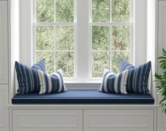Custom Bench Cushion: Handcrafted Indoor Bench Seat, 2" Thick