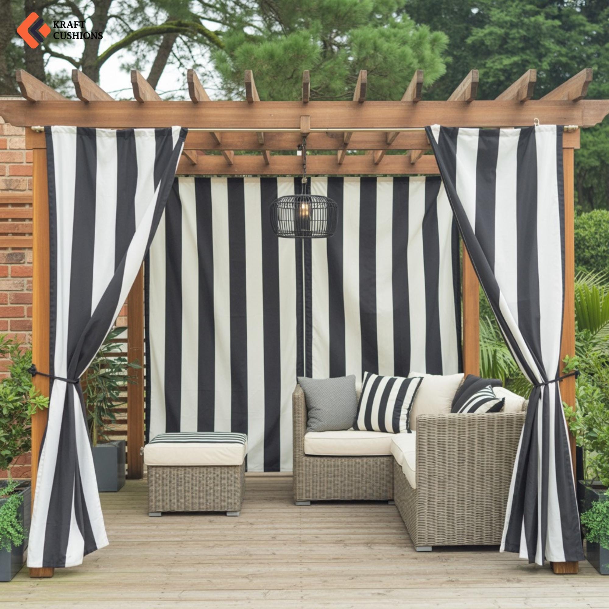 Sunbrella Black White Cabana Stripe - Etsy, image size:2000x2000