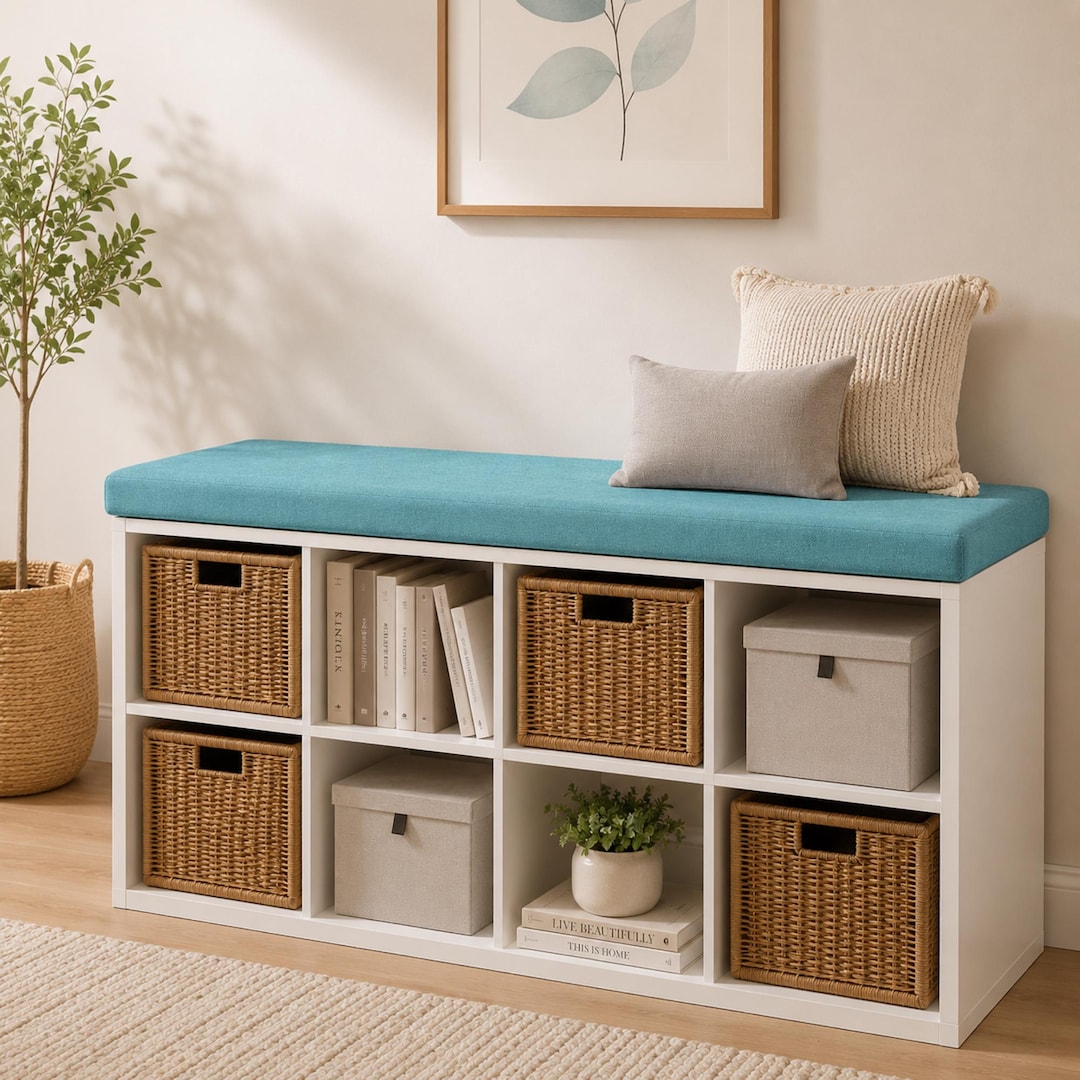Custom Window Seat Cushion | Reading Nook Cushion | IKEA Kallax