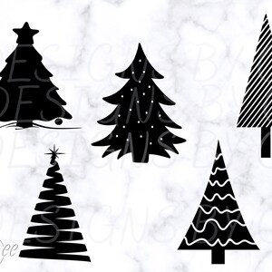 Christmas tree svg, bundle svg, Holiday clip art, christmas digital download, cricut design