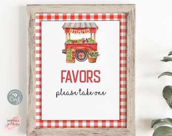 Farmer's Market Cards and Gifts Sign, Farmer's Market Birthday Sign, Veggie Birthday, Birthday Gift Sign Instant Download Printable 0110