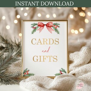 Winter Floral Cards and Gifts Birthday Winter Onederland Holiday Birthday Wonderland Gift Table Sign Christmas Birthday Printable 0201
