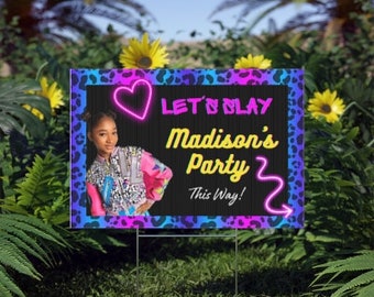 That Girl Lay Lay Birthday Yard Sign | Personalizable Birthday Lawn Sign | That Girl Lay Lay Party Supply