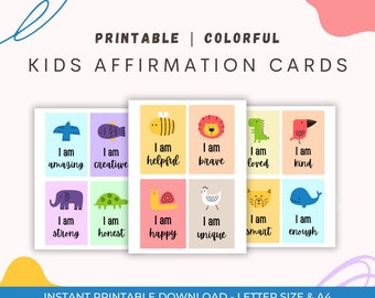 Empowerment for Little Ones: Positive Kids Affirmation Cards, Montessori-Inspired