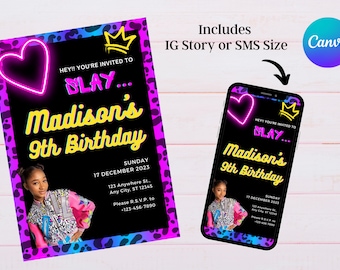 That Girl Lay Lay Birthday Party Invitation Editable That Girl Lay Lay Invitation That Girl Lay Lay Invitation Template