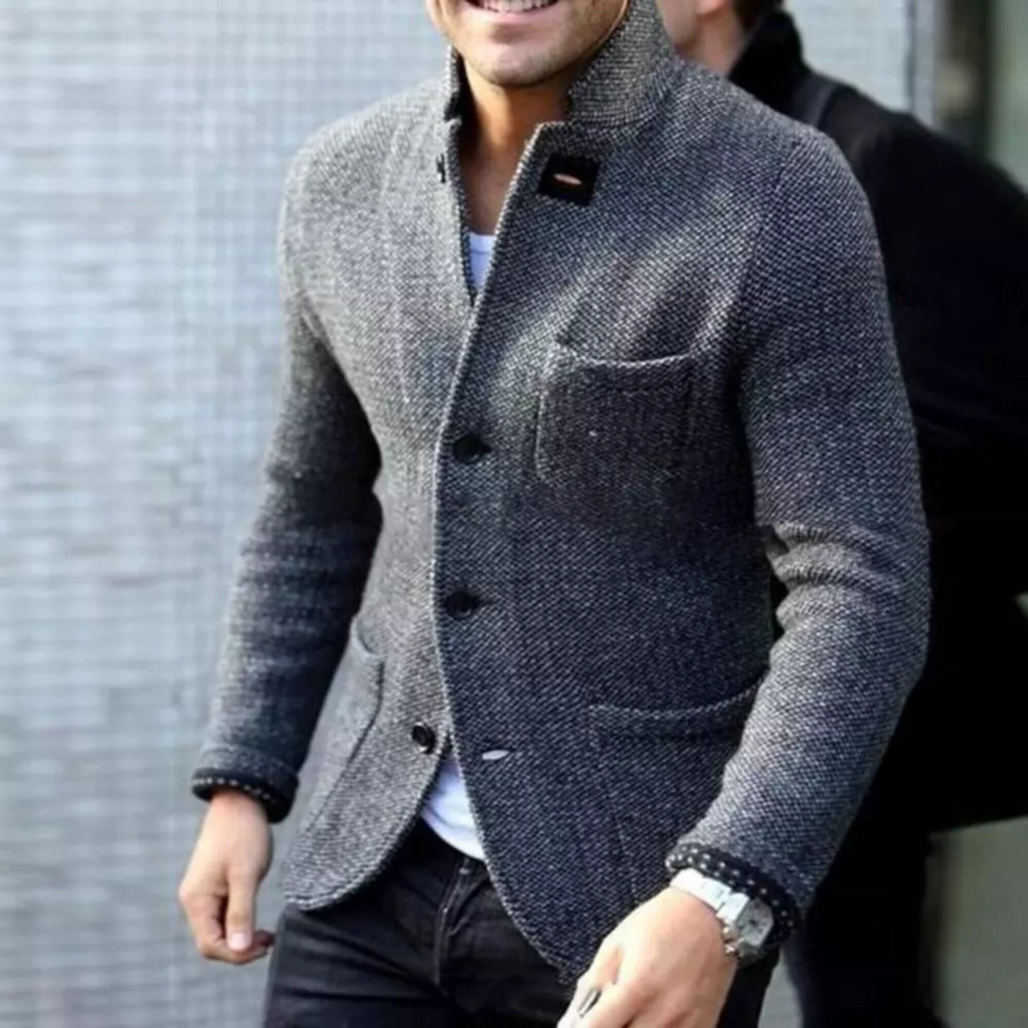 Long Cardigan Men - Etsy