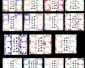 15 Split Mom Floral Tumbler PNG Wrap