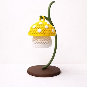 Mini Mushroom Tea Light Lantern | Cozy Cottagecore Mushroom Decor | LED Candle Holder image 9