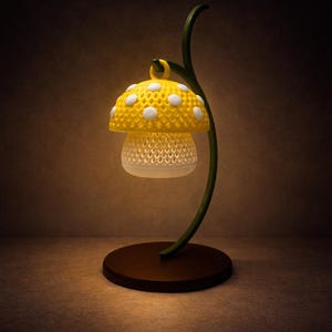 Mini Mushroom Tea Light Lantern | Cozy Cottagecore Mushroom Decor | LED Candle Holder image 12