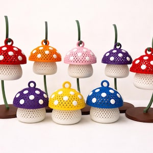 Mini Mushroom Tea Light Lantern | Cozy Cottagecore Mushroom Decor | LED Candle Holder image 13