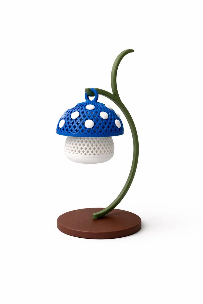 Mini Mushroom Tea Light Lantern | Cozy Cottagecore Mushroom Decor | LED Candle Holder image 8
