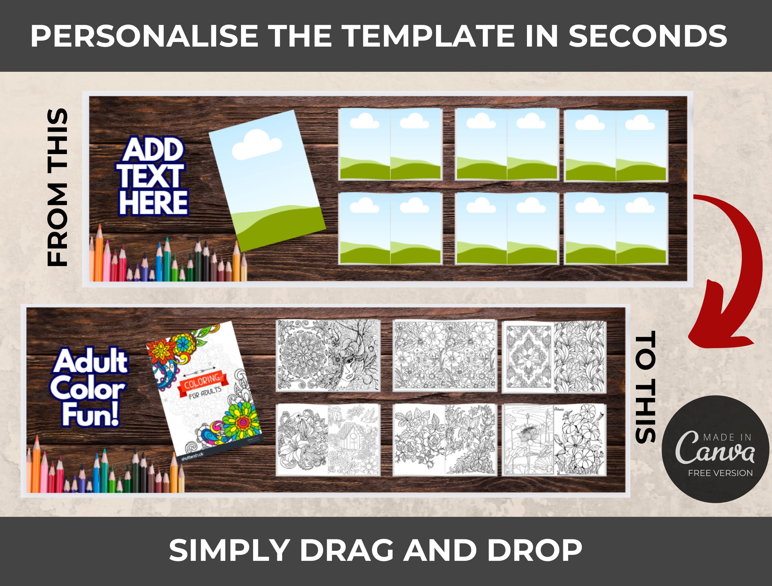 500+ KDP A+ Content Mockup Canva Templates Bundle for FREE Canva