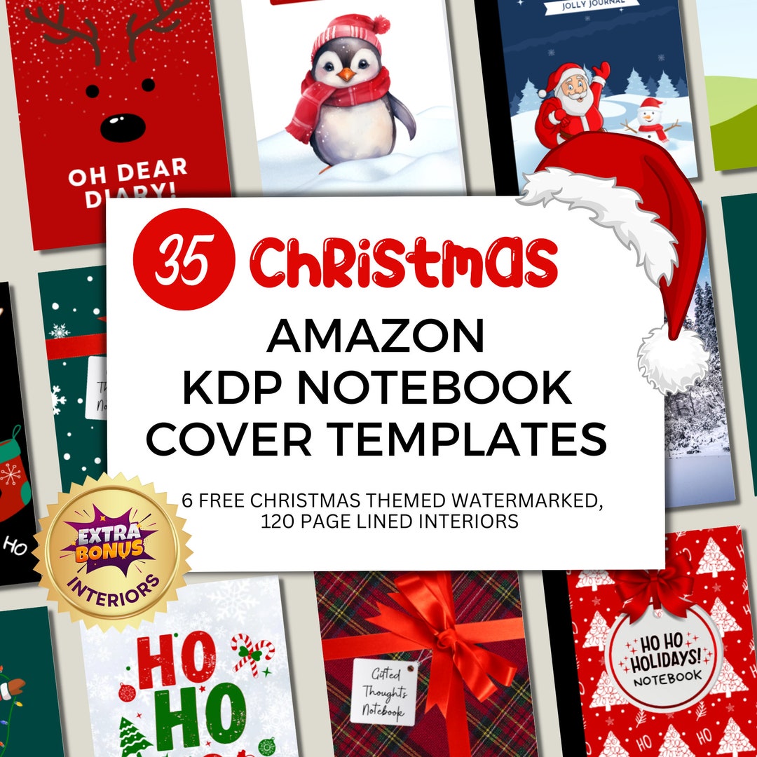 KDP Book Cover Templates: 35 Amazon Christmas KDP Covers 6 Free KDP KDP Book Cover Templates: 35 Amazon Christmas KDP Covers 6 Free KDP