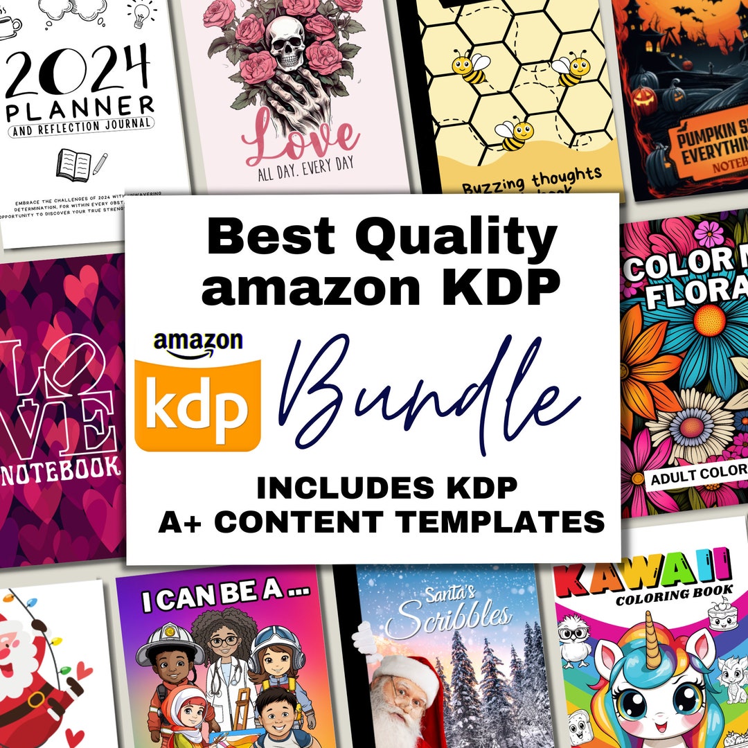 KDP Bundle 2024: 650 KDP Templates Kdp Cover Templates Kdp Interior