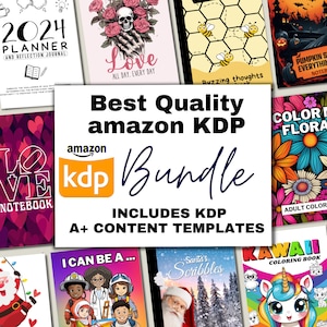 KDP Bundle 2024: 650 KDP Templates | Kdp Cover Templates, Kdp Interior bundle, Kdp A+ Content Bundle | Kdp Interior 2024 Bundle | Kdp Canva
