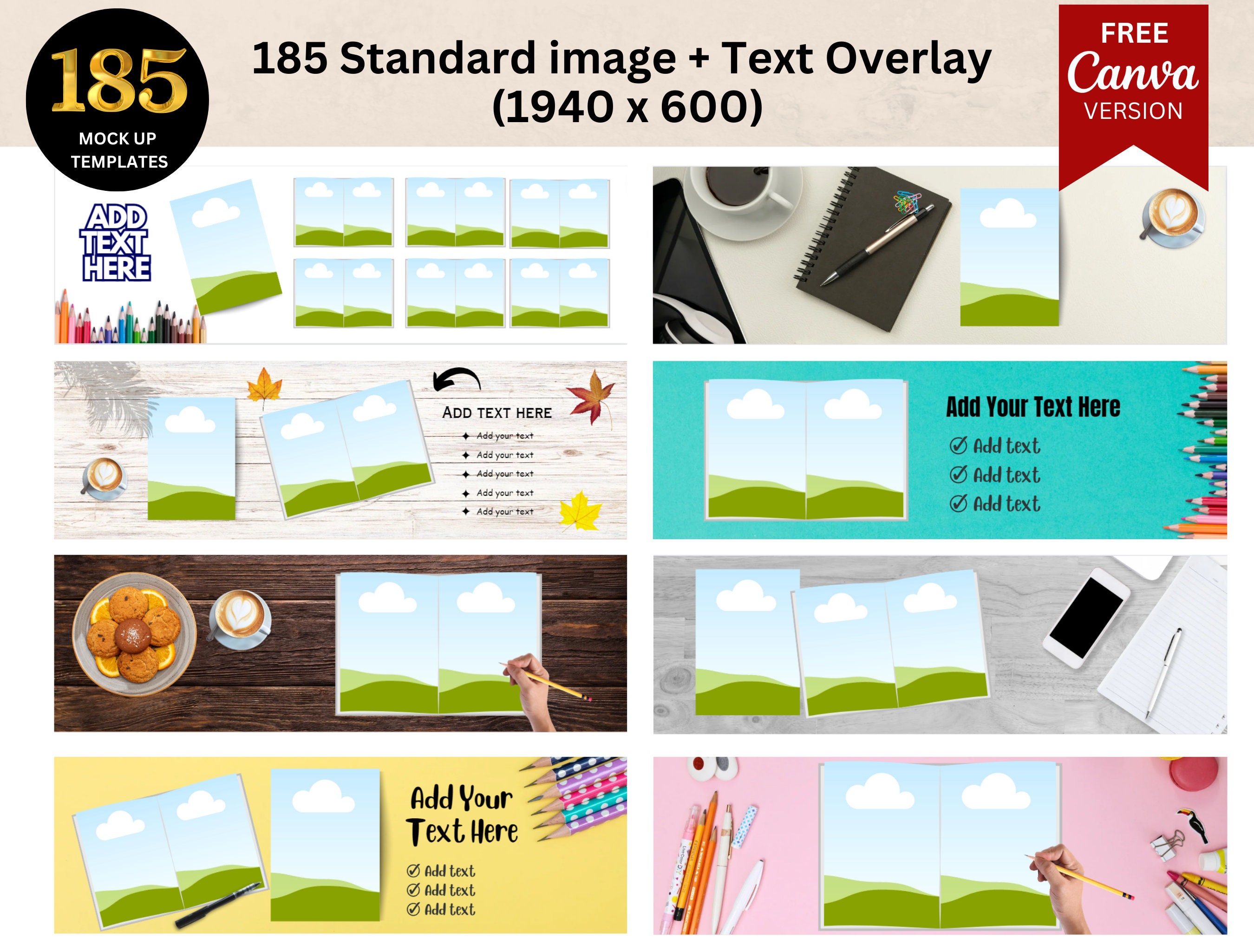 500+ KDP A+ Content Mockup Canva Templates Bundle for FREE Canva