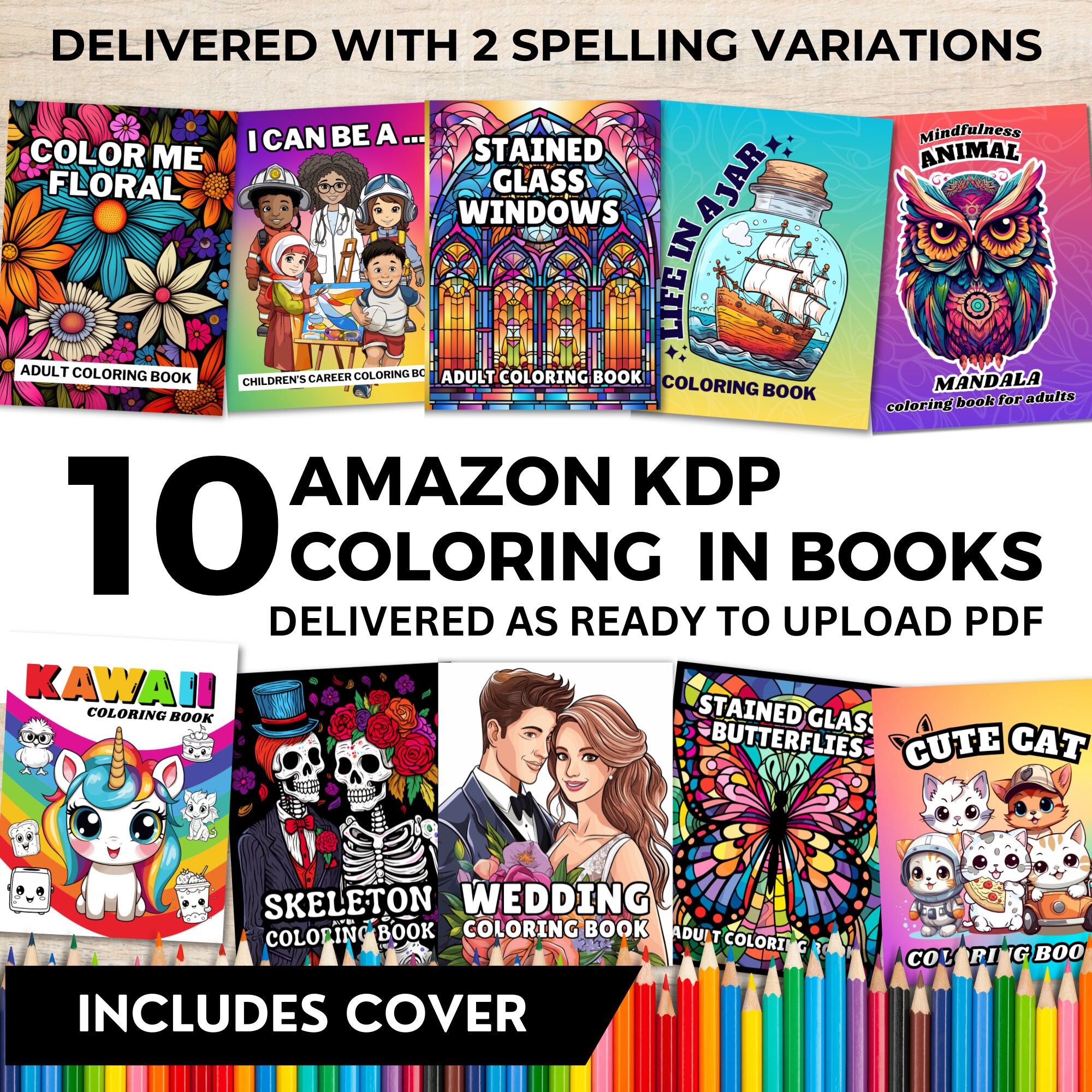 KDP Bundle 2024: 650 KDP Templates | Kdp Cover Templates, Kdp Interior ...