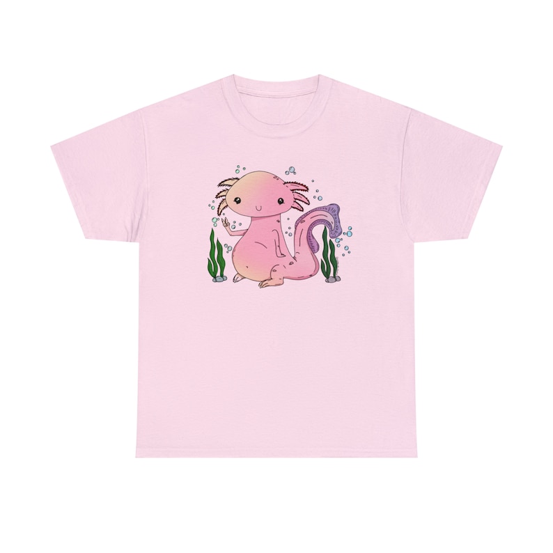 VENDAX Axolotl Giocando Il Djembe Unisex Maglietta Larga A Maniche Corte Uomo Donna Nera Baggy T-Shirt Short Sleeves Black