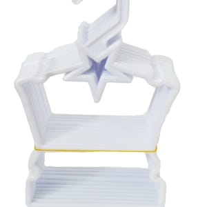 White Star Hangers for 14.5 Inch Doll Clothes