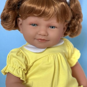Adorable Reborn Baby Girl Doll with Red Hair and Blue Eyes
