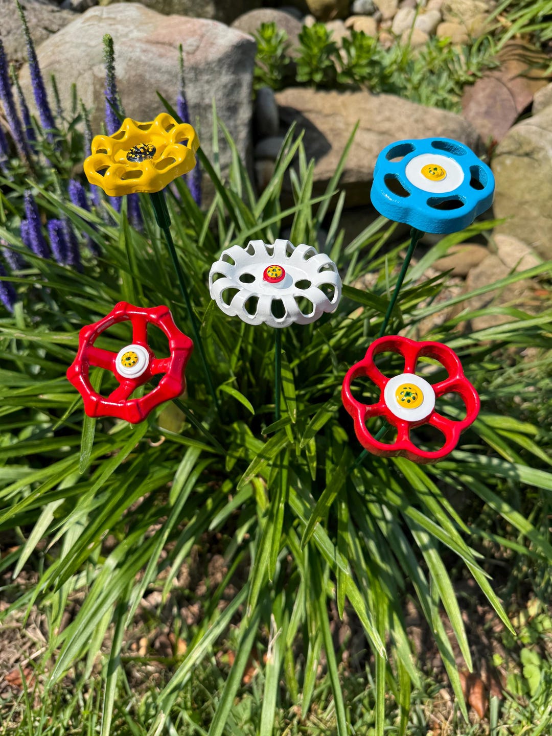 レジン　ハンドメイド　942 Set of 5 Mini Metal Flowers Assorted Shapes and Sizes, 12