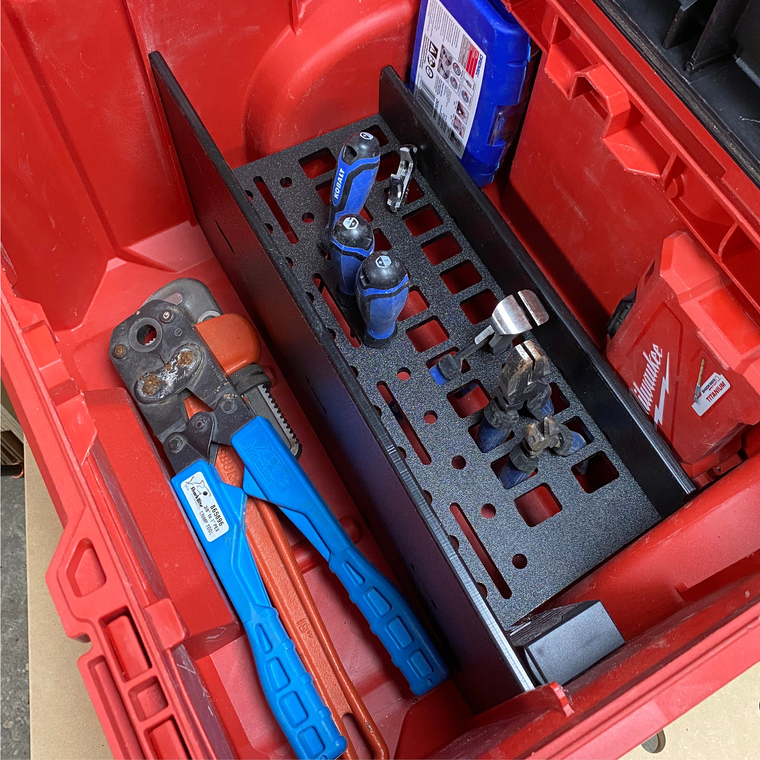 Kobalt Mini Toolbox 25th Anniversary Red - Tool Boxes, Belts