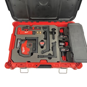 FOAM INSERT to store M12 Laser 3622-20 in a Milwaukee Packout Medium Tool Box - Tools/Case NOT Included