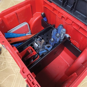 Tri Divider Insert Tool Organizer for Packout Rolling Tool Box - Tool Box NOT Included