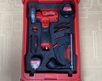 FOAM INSERT to store M12 Fuel 3&quot; Cut Off Tool in a Milwaukee Packout 5 Compartment Small Parts Organizer - Tools/Case NOT Included