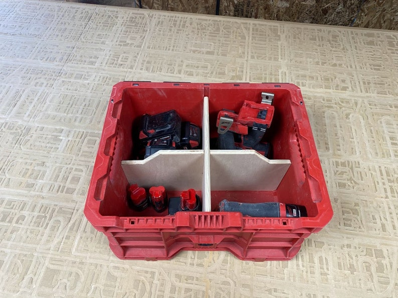 Divider for Milwaukee Packout Crate 4 Compartment Milwaukee Etsy