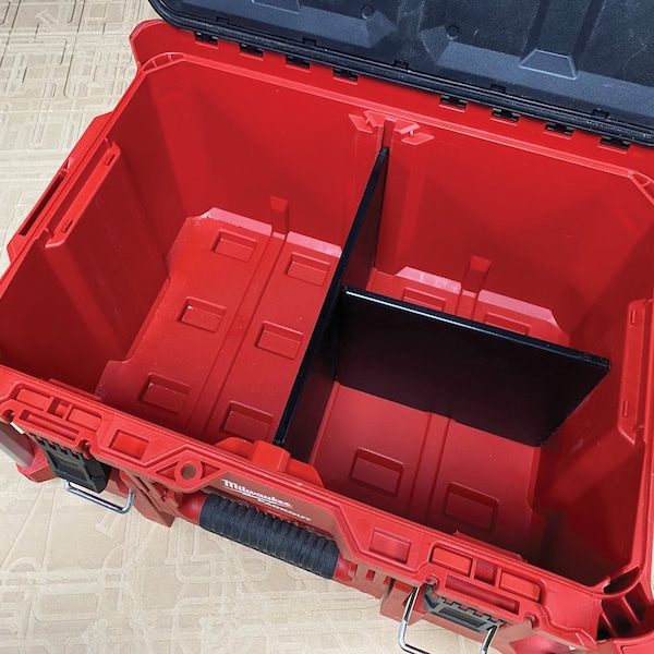 Large Packout Tool Box Divider - Milwaukee Packout Mods Accessories Dividers - Tool Box NOT Included