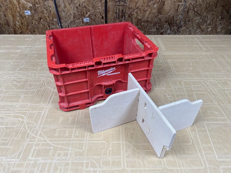 Packout Crate Dividers Mods Accessories Milwaukee Packout Etsy