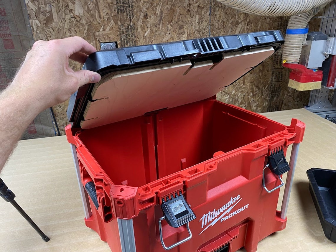 XL Packout Tool Box Lid Mounting Plate Milwaukee Packout Etsy