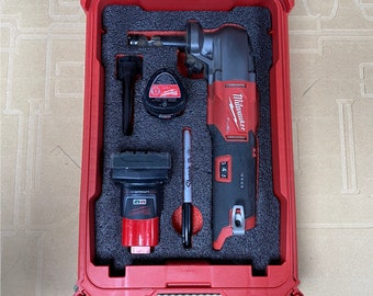FOAM INSERT to store M12 Fuel 16 Gauge Nibbler in a Milwaukee Packout 5 Compartment Small Parts Organizer - Tools/Case NOT Included