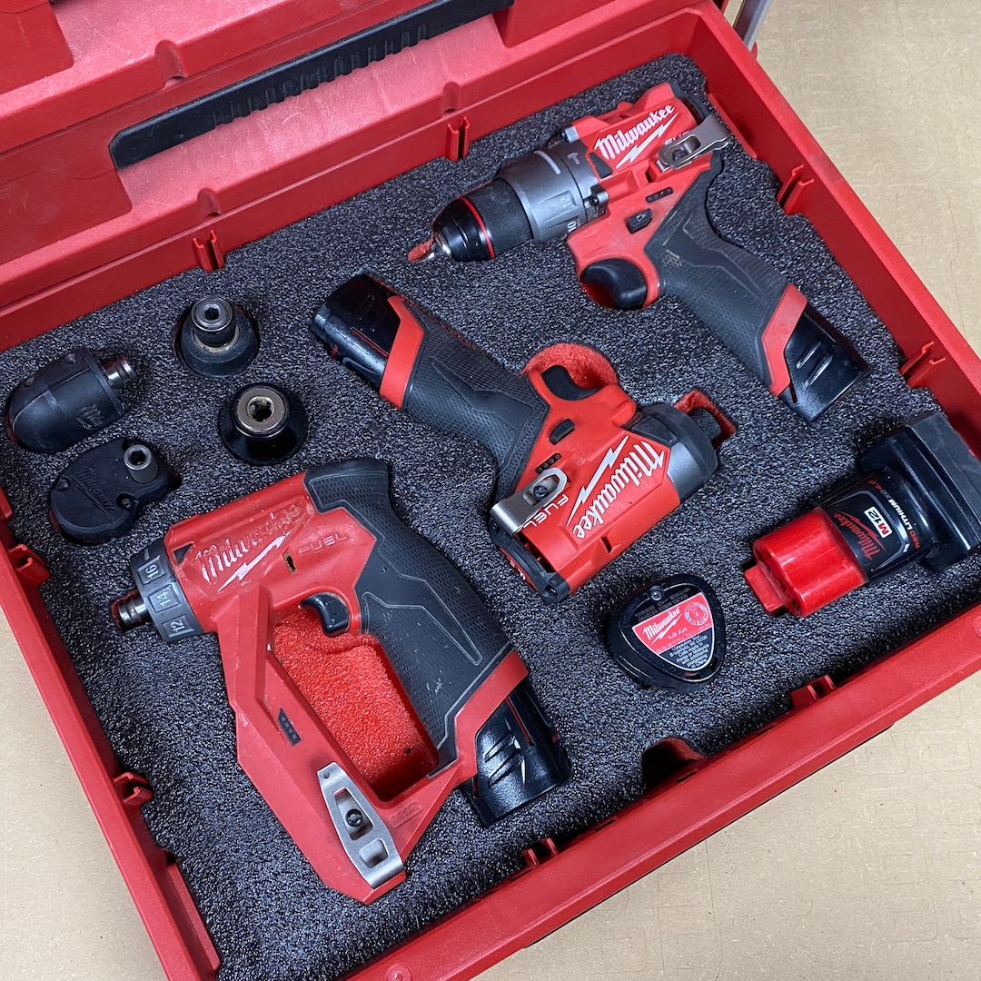 FOAM INSERT to Store M12 Drill 3404-20 Impact 2453-20 Install