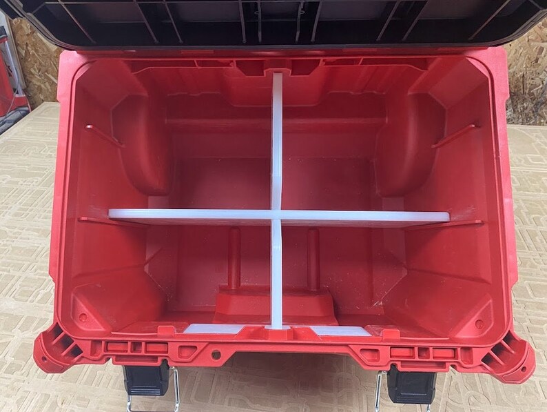 Rolling Milwaukee Packout Tool Box Divider 4 Compartment Etsy