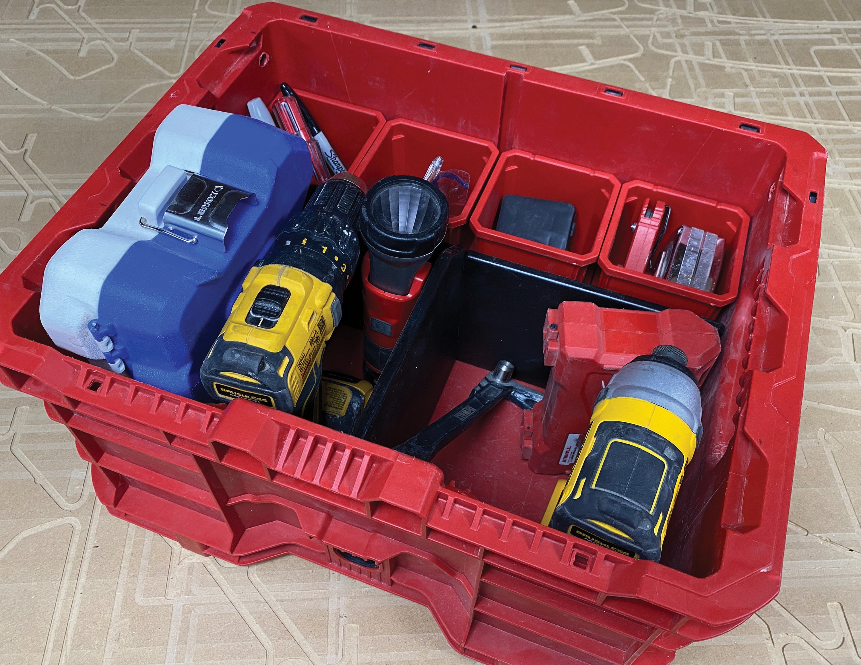 Milwaukee PACKOUT bin dividers for standard organizers