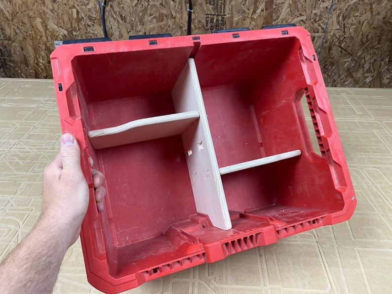 Packout Crate Dividers Mods Accessories Milwaukee Packout Etsy