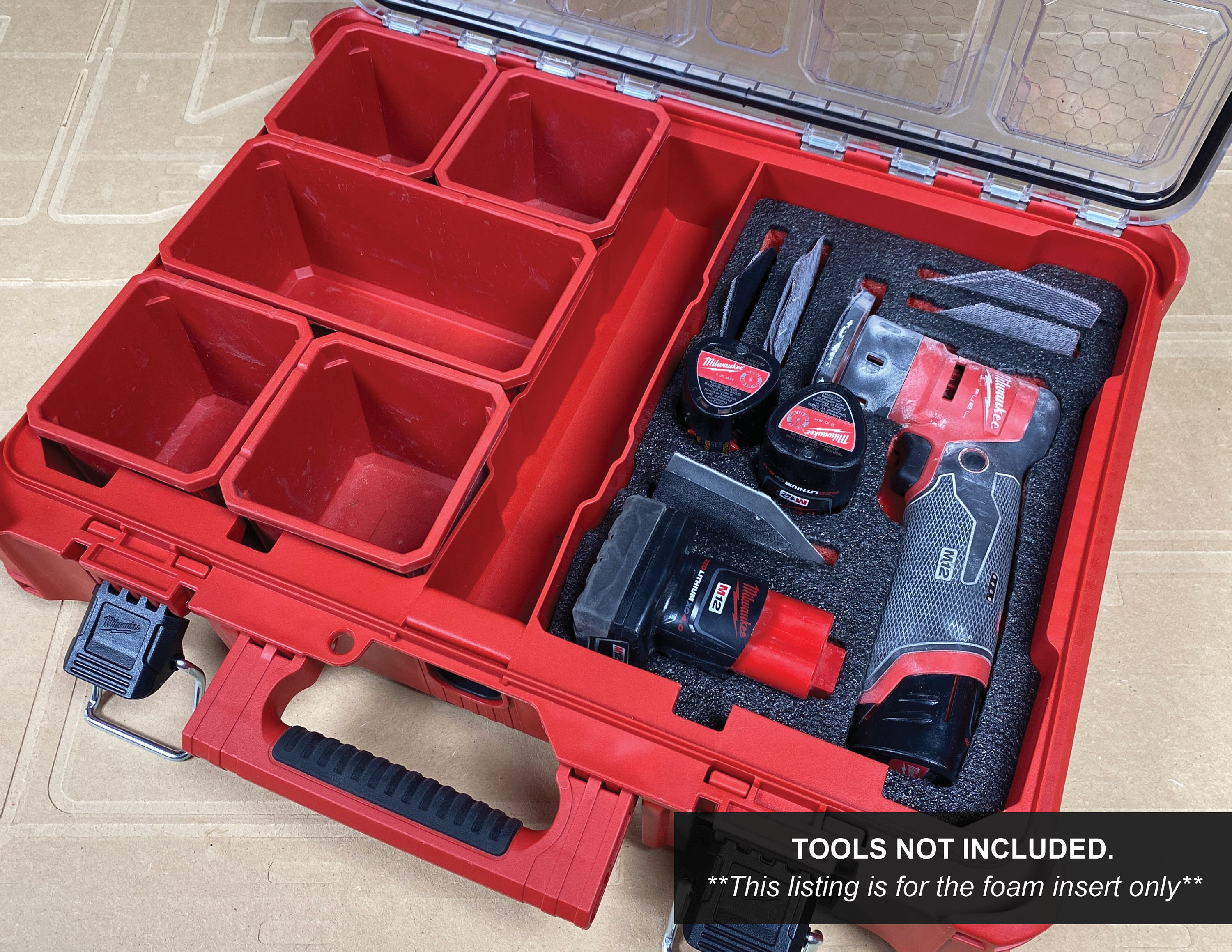 FOAM INSERT to Store M12 Orbital Sander in a Milwaukee Packout 11  Compartment Tool Box - Tools/case NOT Included - Etsy