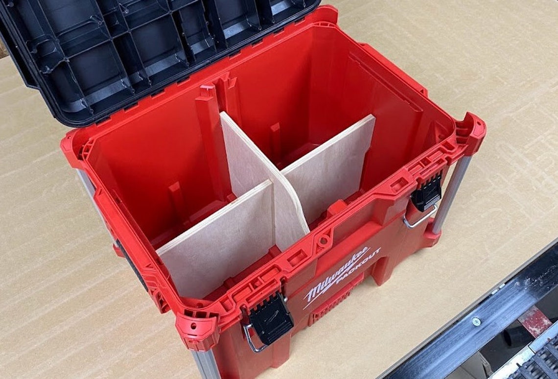 XL Packout Tool Box Divider 4 Compartment Milwaukee Packout Etsy