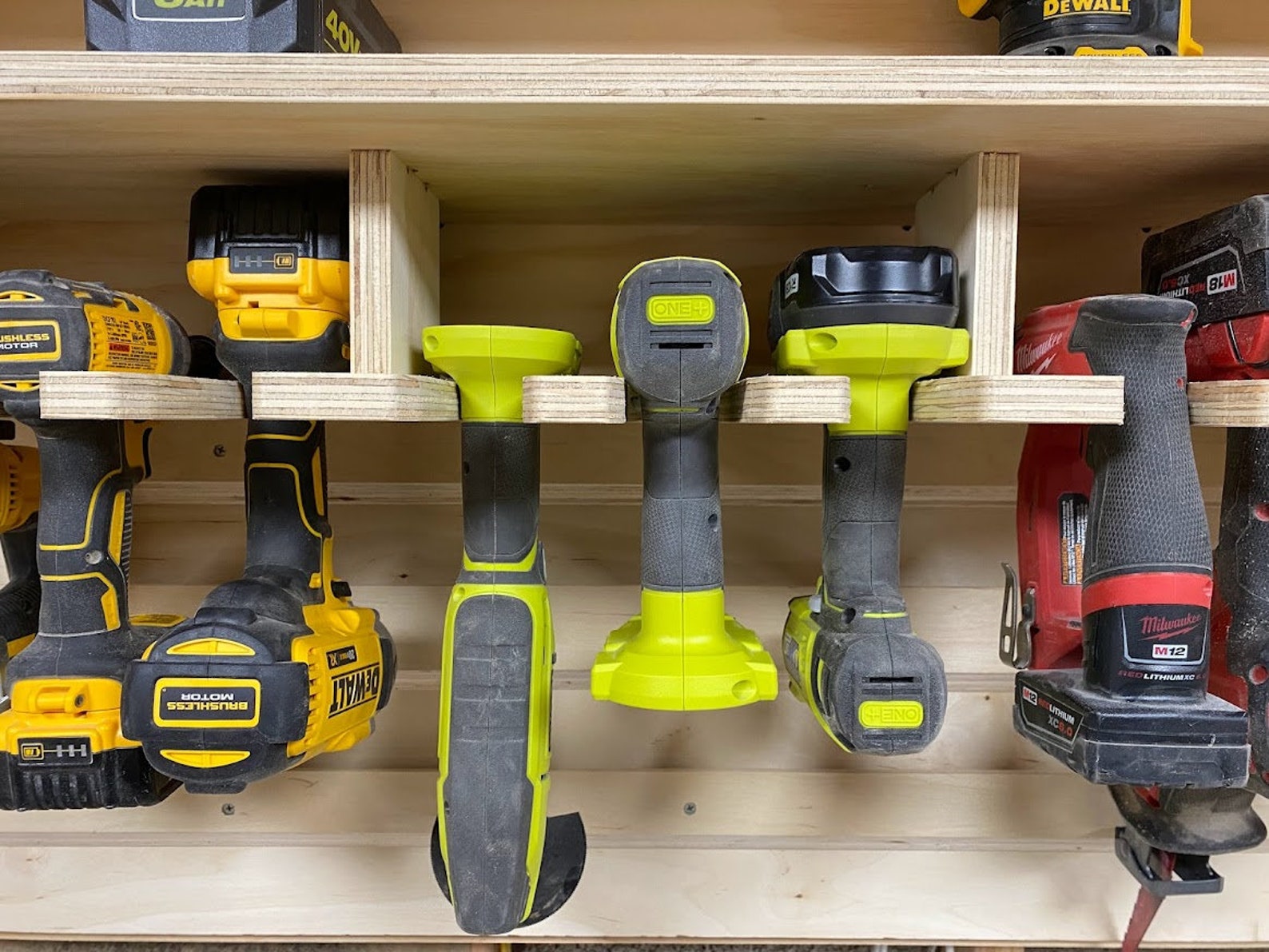 Cordless Drill Holder Charging Station With Reciprocating Saw Etsy