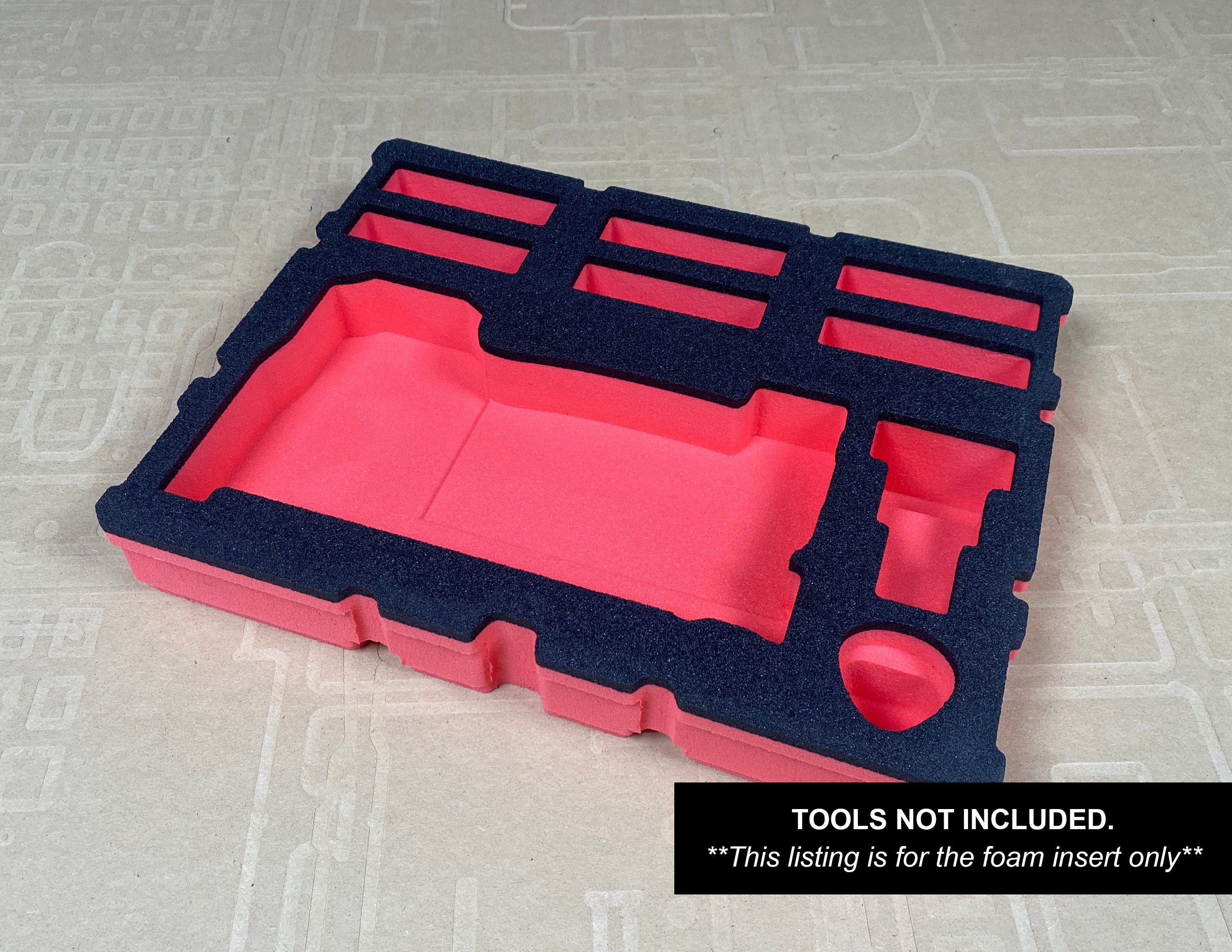 FOAM INSERT to Store M12 Cable Stapler 2448-20 in a Milwaukee