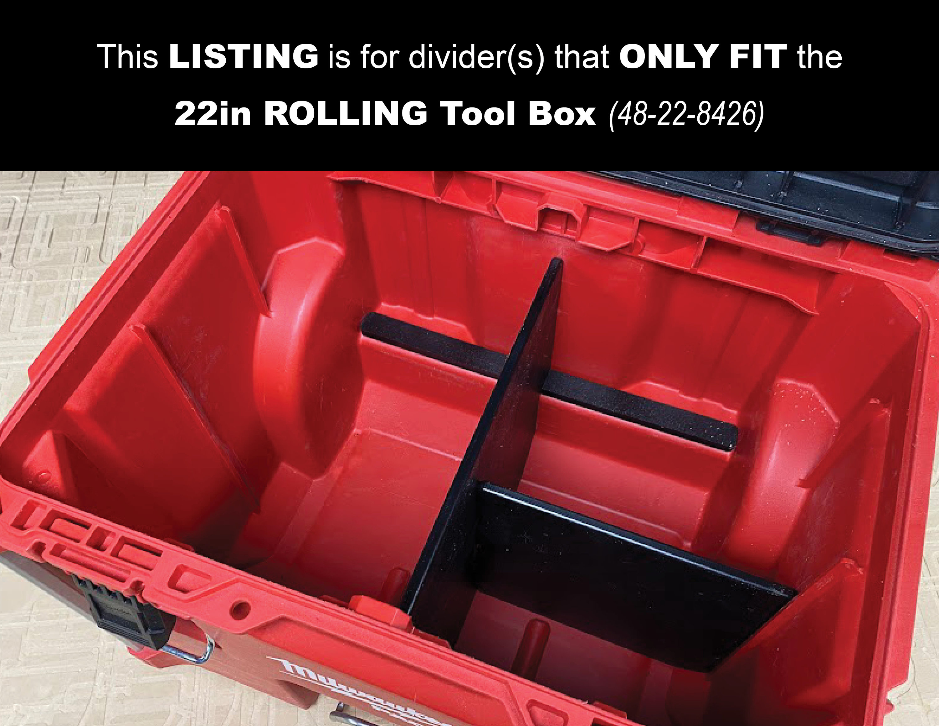 Tool Box Organizer Tray Dividers, Toolbox Storage Trays, Rolling