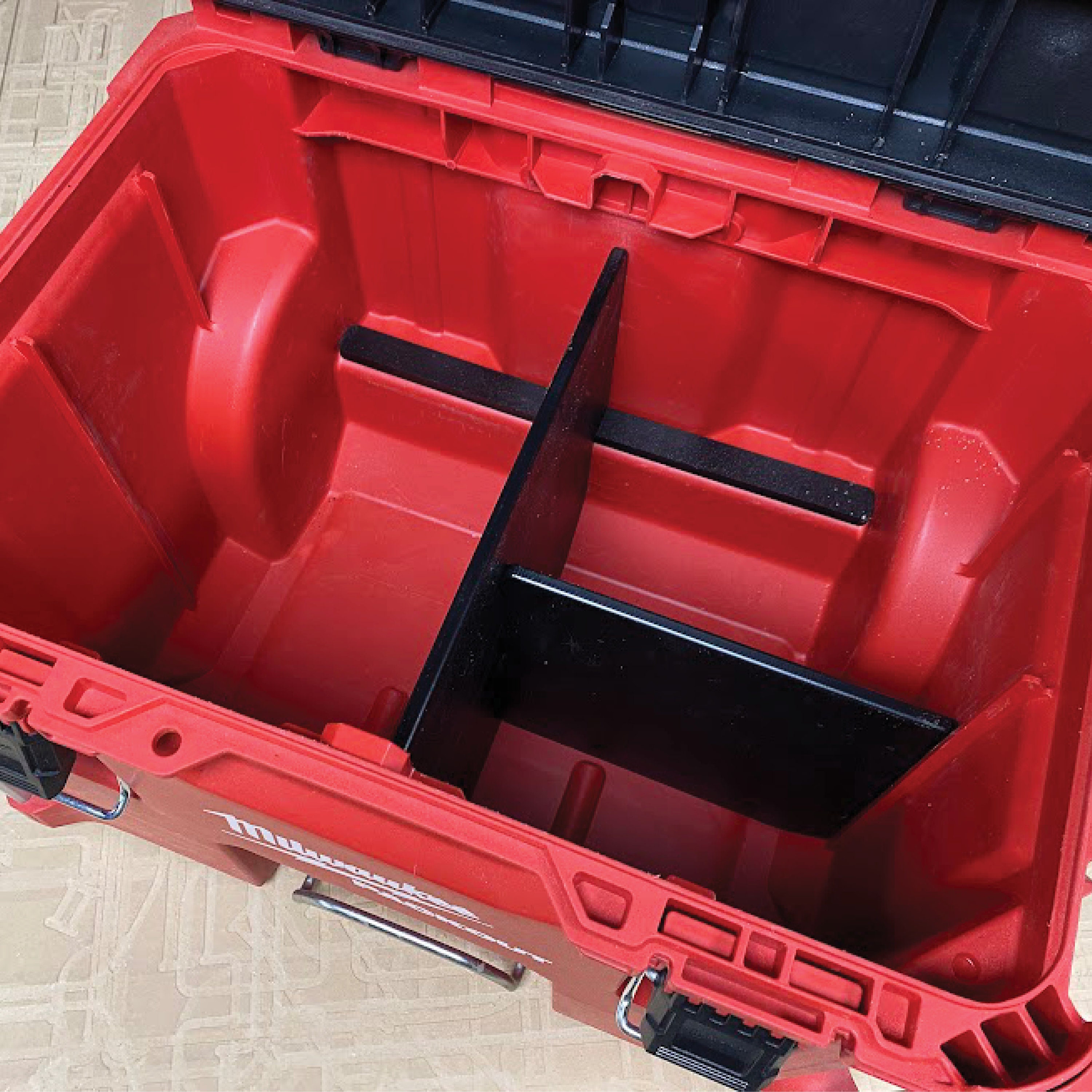 Rolling Milwaukee Packout Tool Box Divider Milwaukee Packout 22in