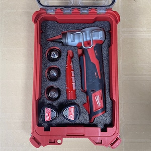 INSERT EN MOUSSE pour ranger le kit d'outils d'extension M12 ProPex dans un organisateur de petites pièces à 5 compartiments Milwaukee - Outils/boîte non inclus