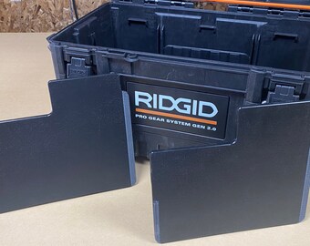 Double Dividers for Ridgid 2.0 Pro Gear Medium Tool Box - Tool Box NOT Included